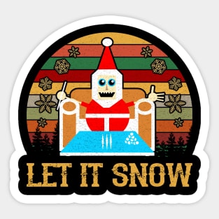 Let it snow Sticker